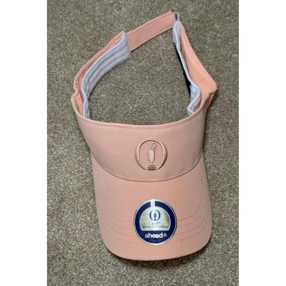 153RD ROYAL PORTRUSH Ladies Pink Viso 2025 Open Championship Golf New